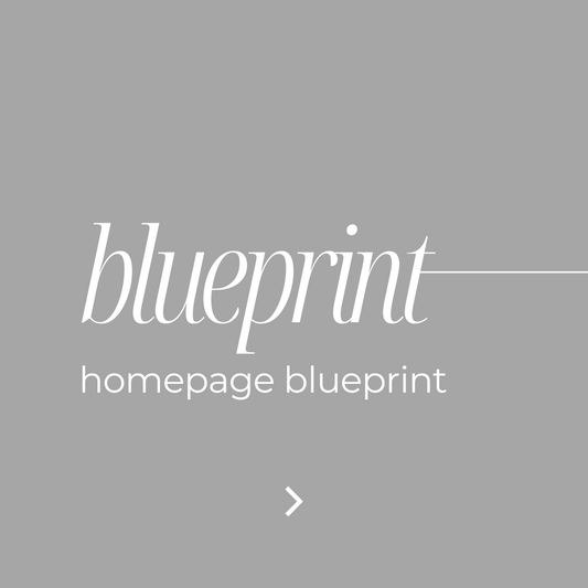 Homepage Blueprint