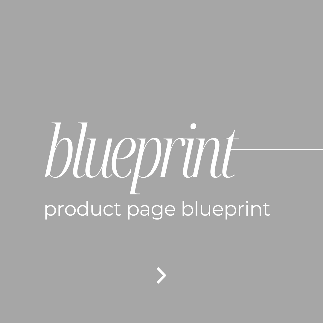 Product Page Blueprint