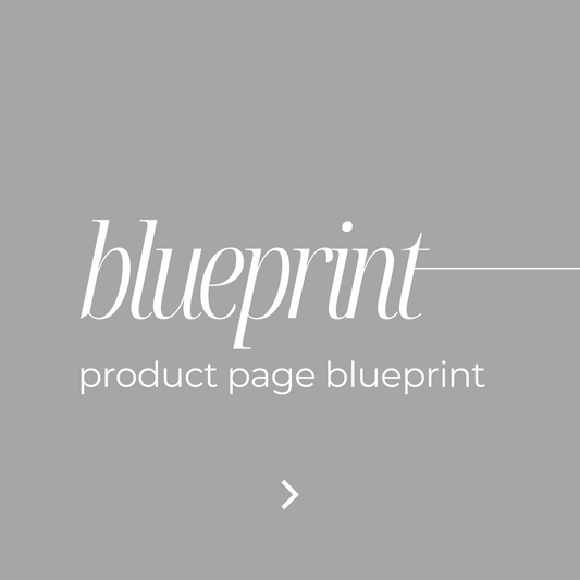 Product Page Blueprint